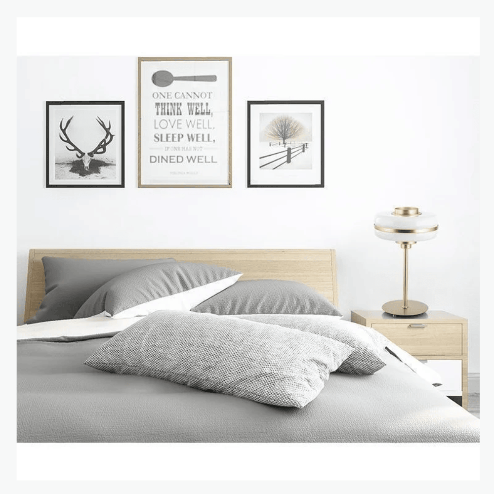 Round LED Table Lamp with Solid Aluminum Base