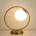 Modern Nordic Glass & Metal Warm Light Decor Lamp