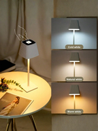 Portable Pleated LED Table Lamp with 4000mAh Battery