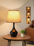 Modern 3-Way Dimmable Touch Lamp with Linen Shade